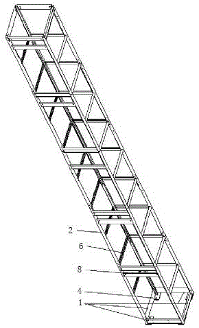 家用梯钢架结构井道的制作方法与工艺