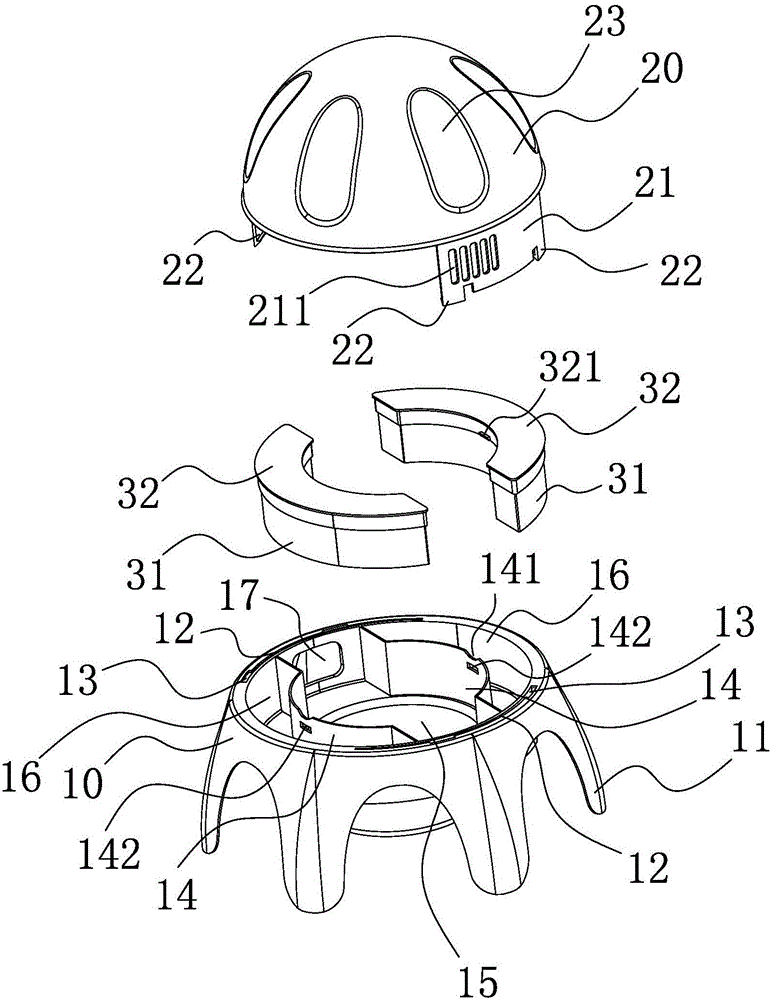 一種水母狀浮水波的制作方法與工藝