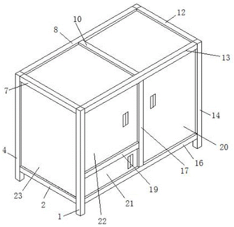 一种榫槽结构式实木衣柜的制作方法与工艺