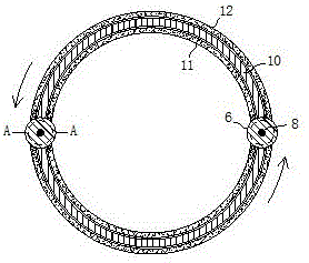 圓環(huán)狀切割絨毛裝置的制作方法