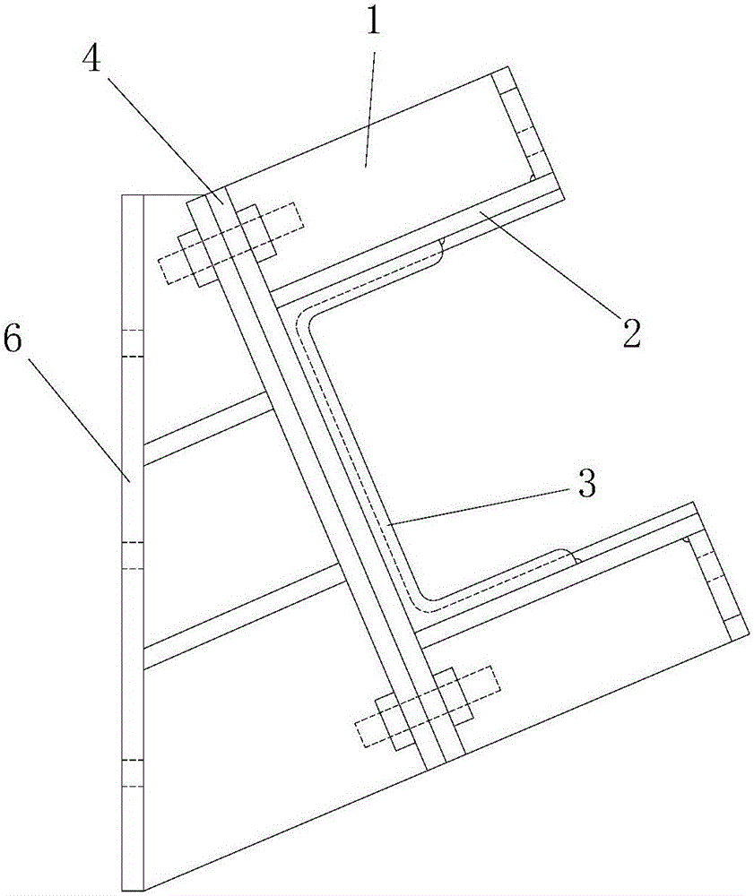 一种连续刚构桥合拢段顶推用底板反力架的制作方法与工艺