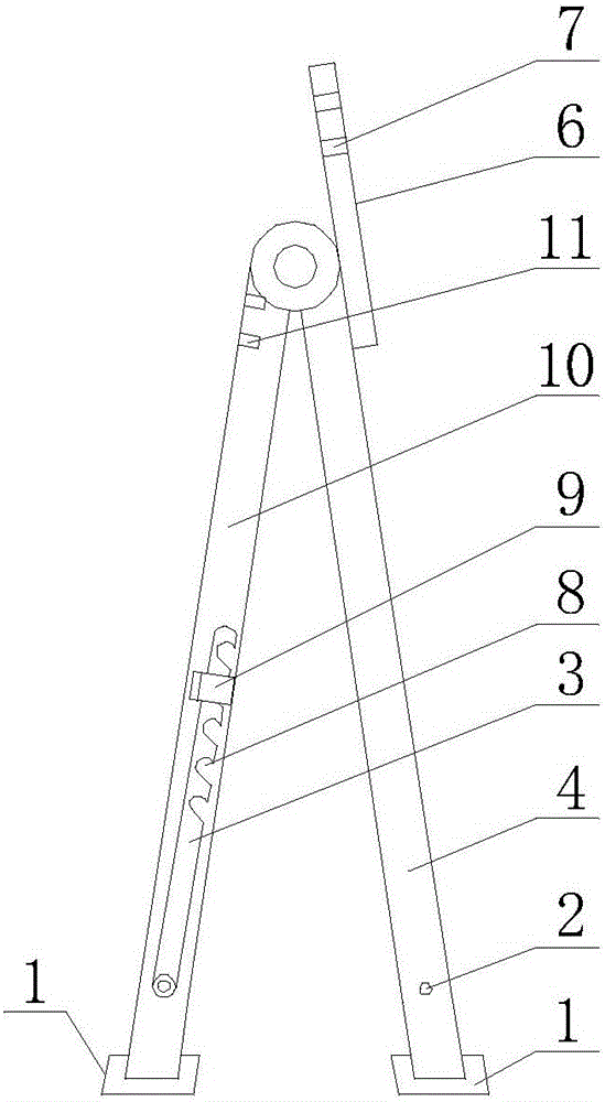 電力施工梯的制作方法與工藝