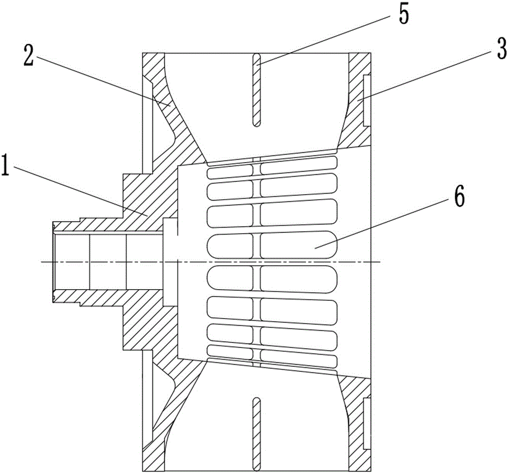 一種液環(huán)式壓縮機(jī)葉輪的制作方法與工藝