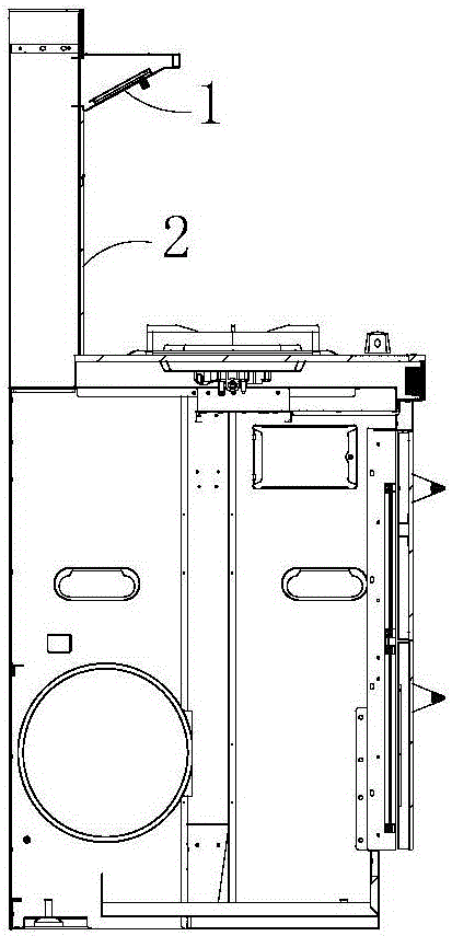 一种具有隐形拉手的集成灶的制作方法与工艺