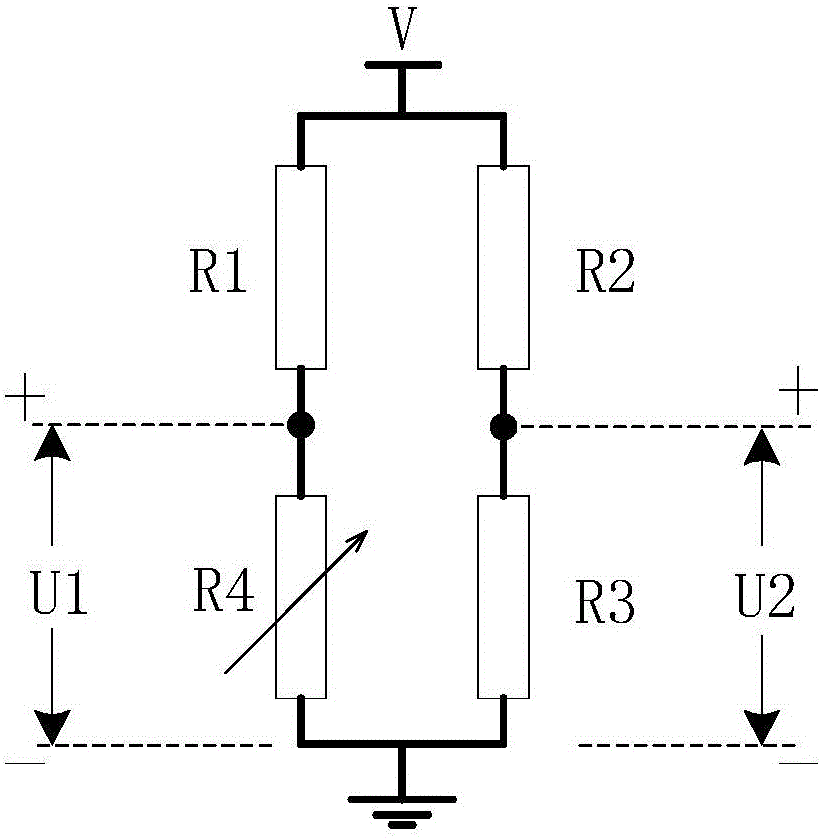 橋式電路測量電阻式傳感器的系統(tǒng)的制作方法與工藝