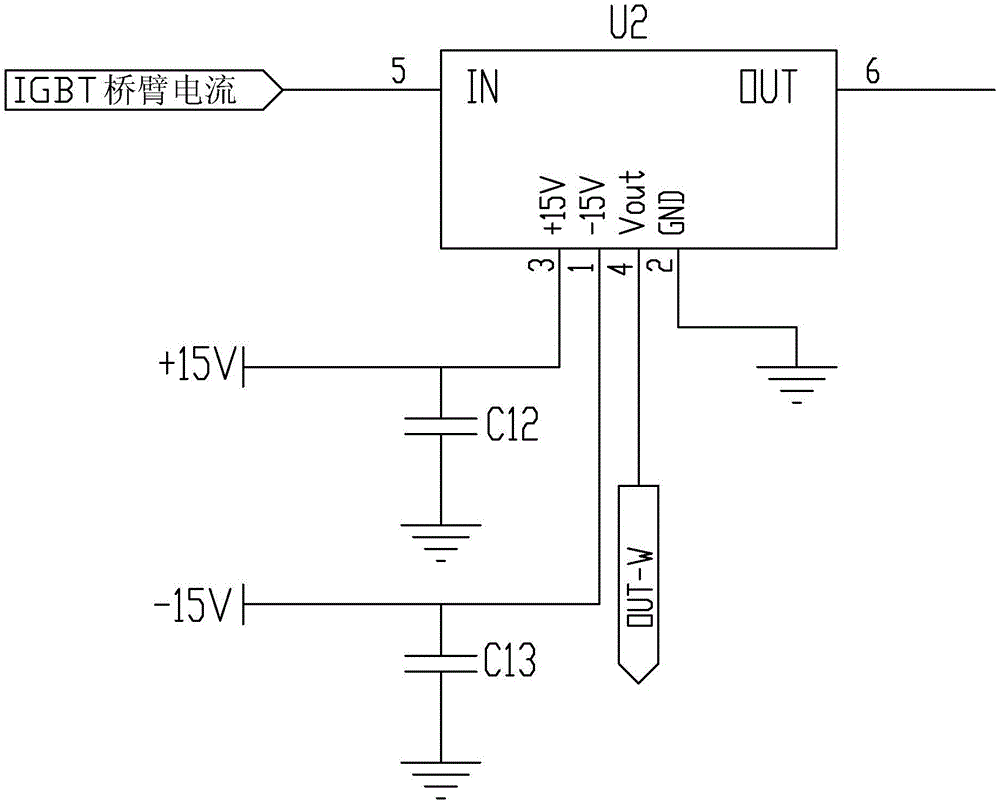 變頻器的三相輸出電流采樣電路的制作方法與工藝