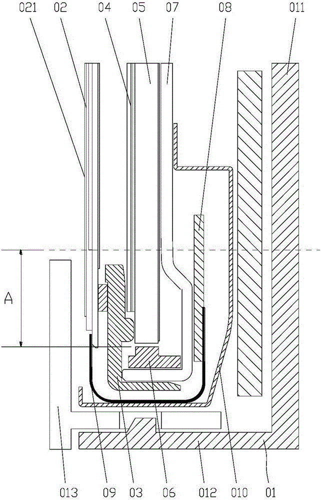 一种四边无边框显示器的制作方法与工艺