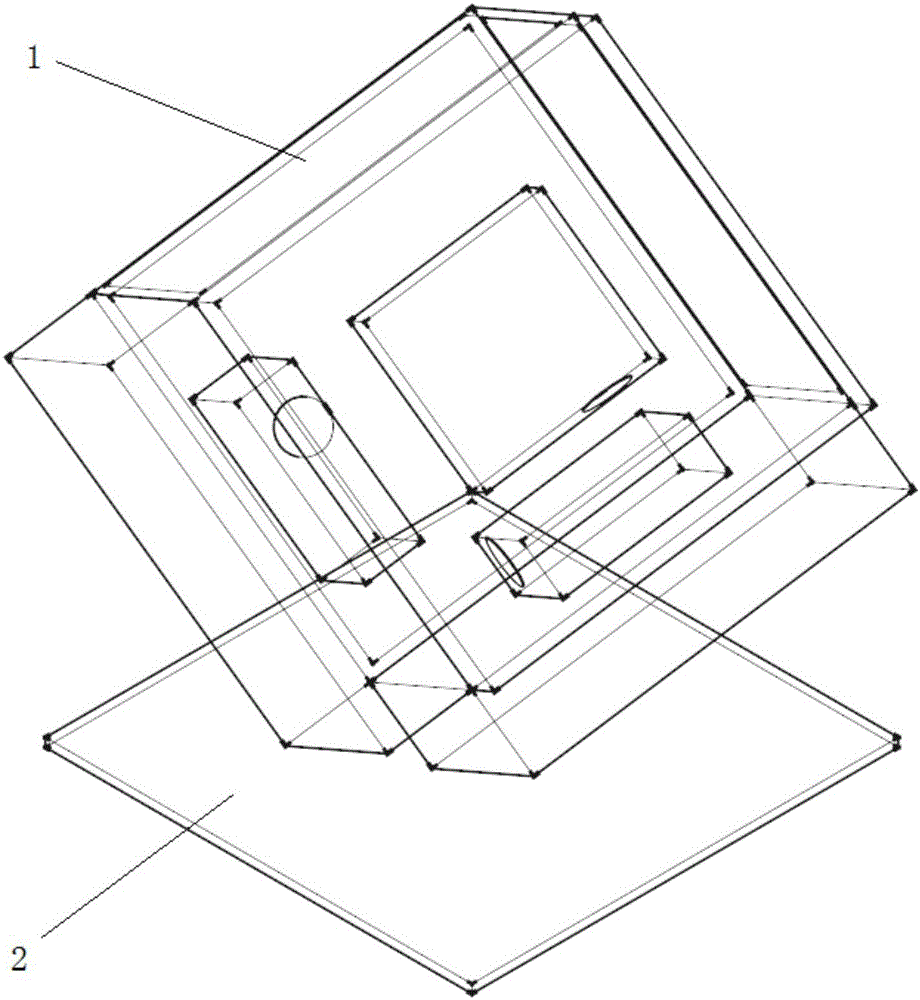 立方體三面互動顯示投影箱的制作方法與工藝