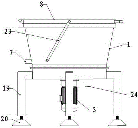 一种筒子纱固色后处理装置及筒子纱固色后处理的方法与流程