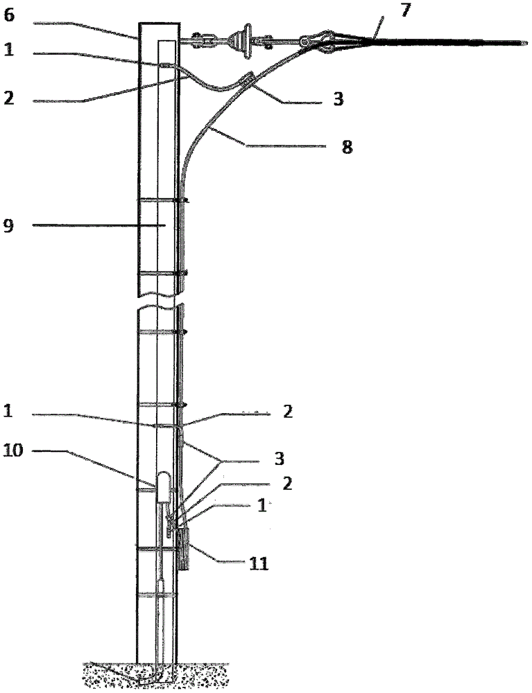 变电站龙门架OPGW光缆的防雷连接器的制作方法与工艺