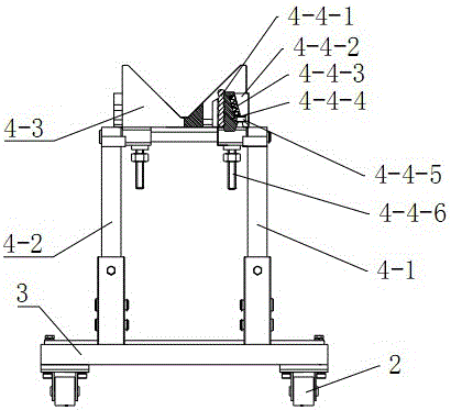 反后座装置及平衡机通用拆装台架的制作方法