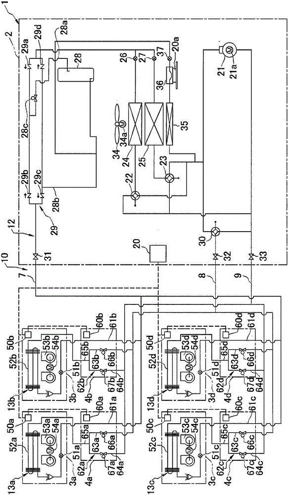 热回收型制冷装置的制作方法