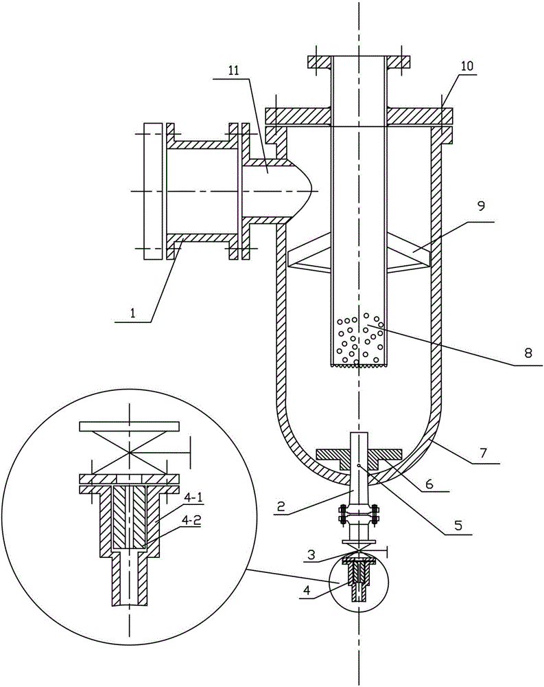 一种高压压缩机的减振降噪液气分离器的制作方法