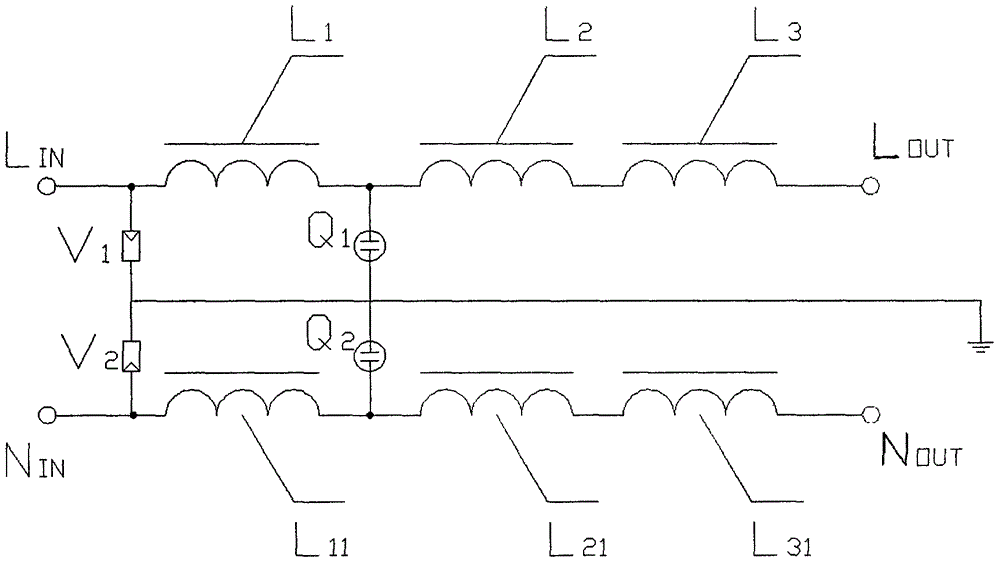 一种高阻接地线电抗式防雷模块的制作方法与工艺