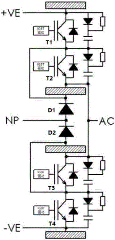 一种含吸收及驱动系统的压接式IGBT三电平功率单元的制作方法与工艺