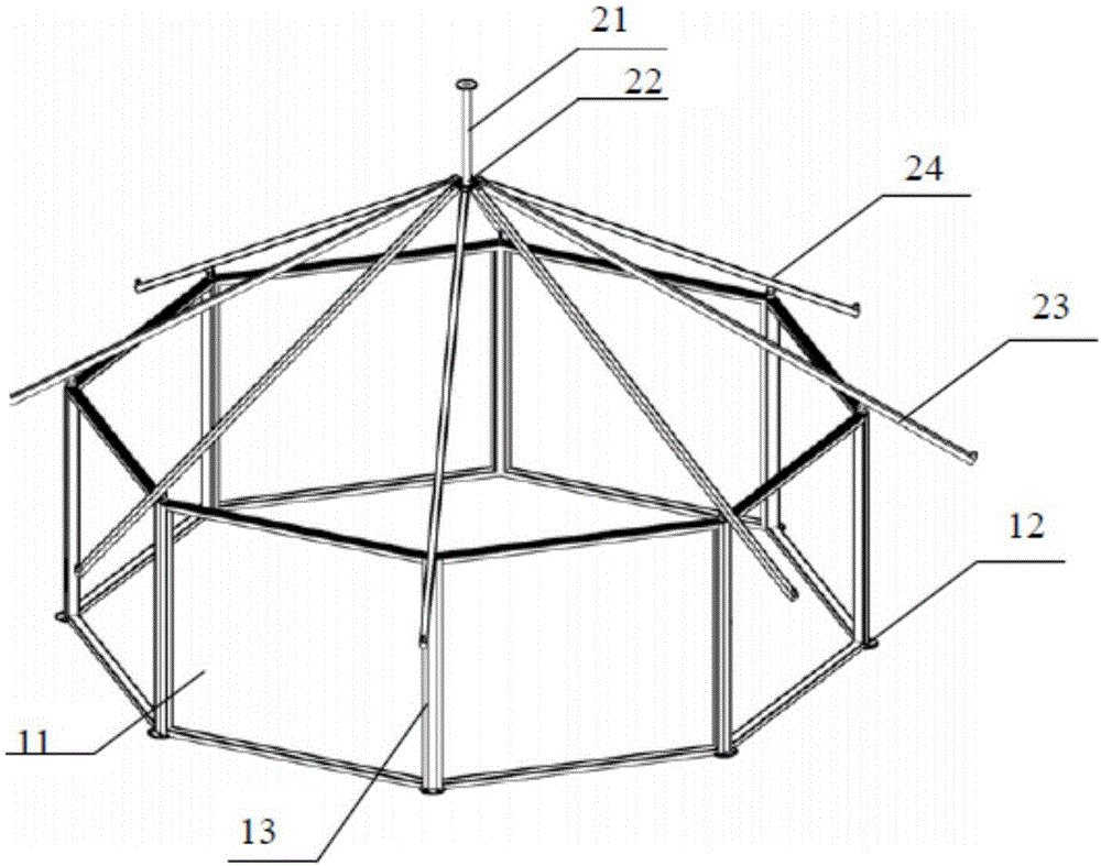 一種帳篷結構及其搭建方法與流程