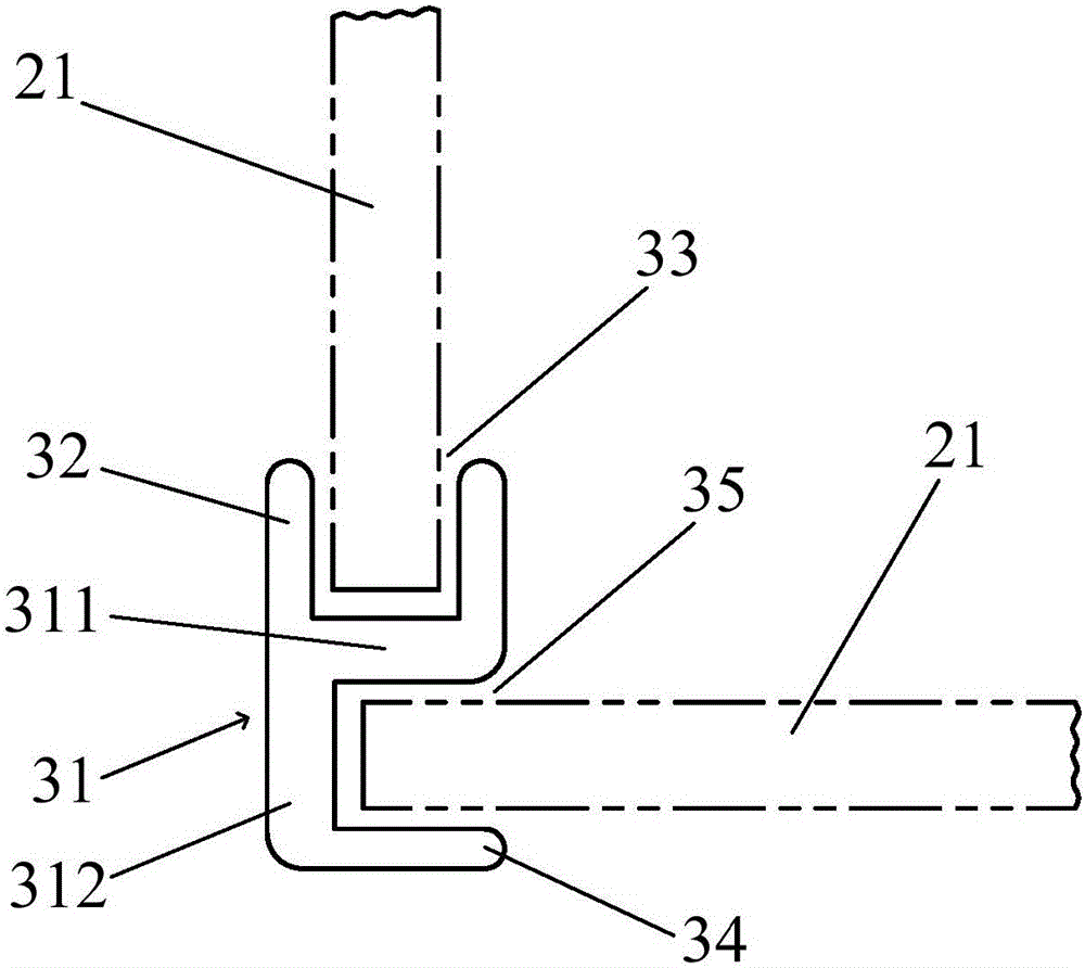 围栏杆及应用其的冰场界墙的制作方法与工艺