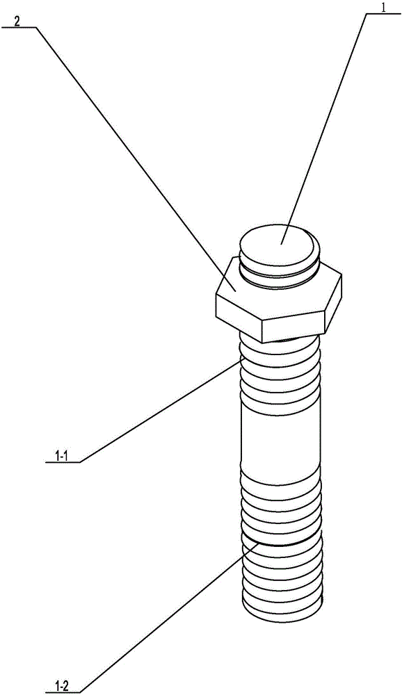 一种带有十字形螺纹端头的易拧螺柱的制作方法与工艺
