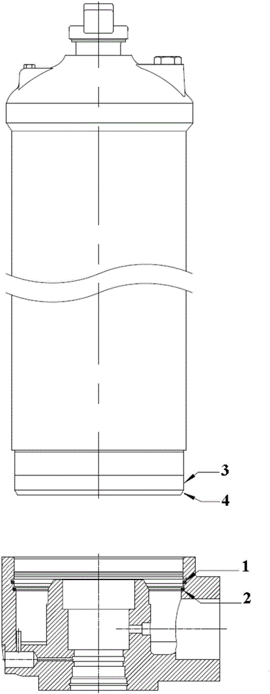 風(fēng)電濾殼底座雙道O圈密封結(jié)構(gòu)的制作方法與工藝