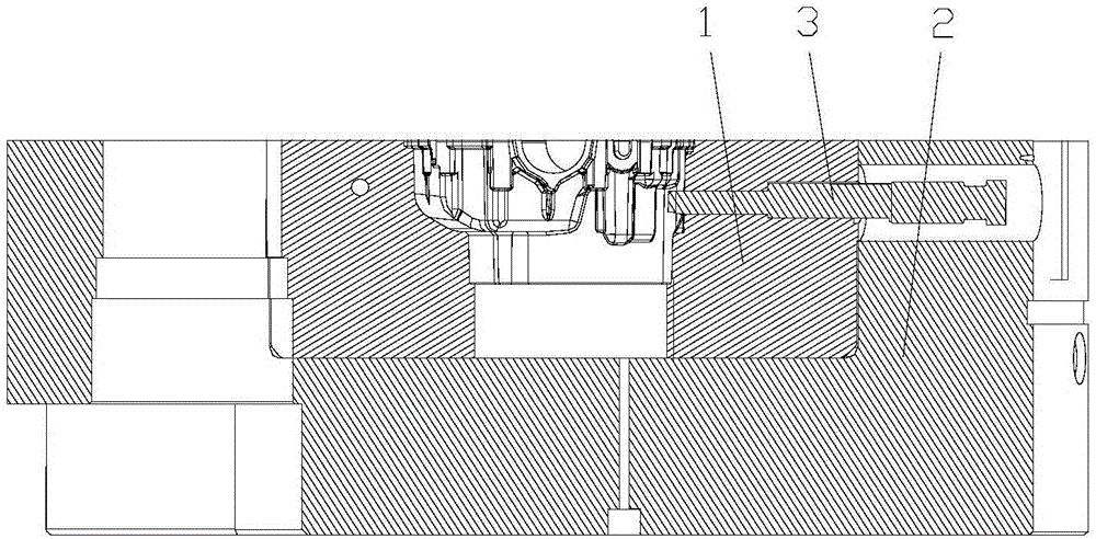 壓鑄模具暗抽芯噴涂機(jī)構(gòu)的制作方法與工藝