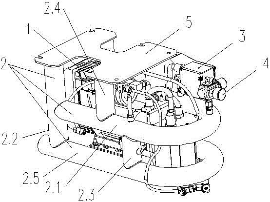 用于撒砂系統(tǒng)的儲(chǔ)氣裝置的制作方法