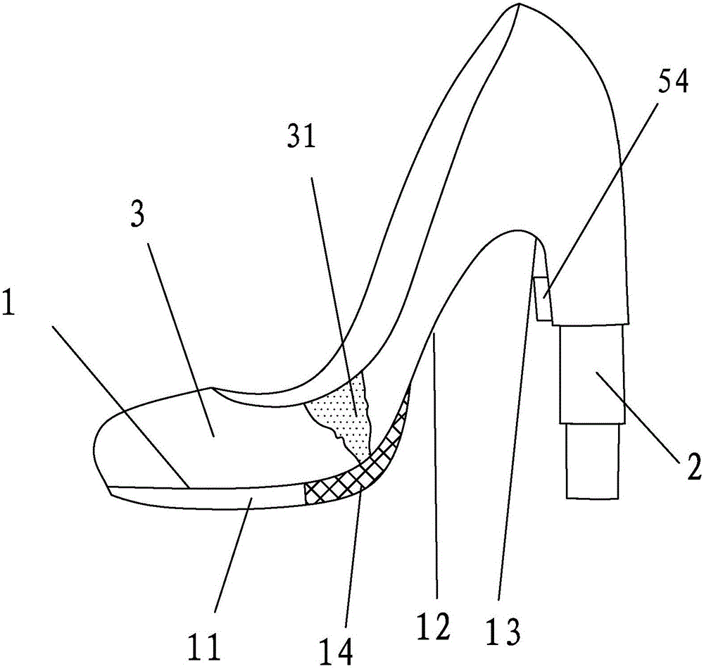 一種可升降高跟鞋的制作方法與工藝