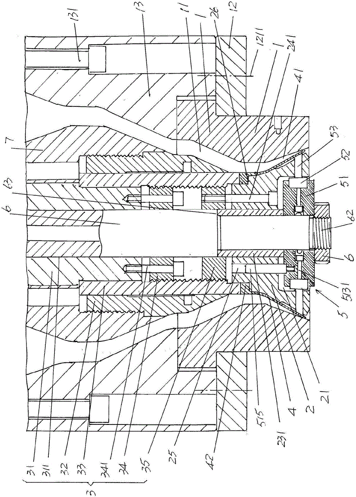 吹塑机的口模结构的制作方法