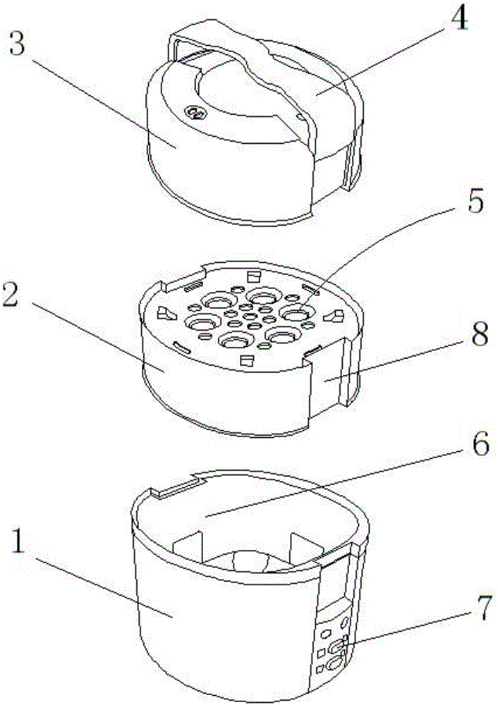 一种双控式多功能加热饭盒的制作方法与工艺