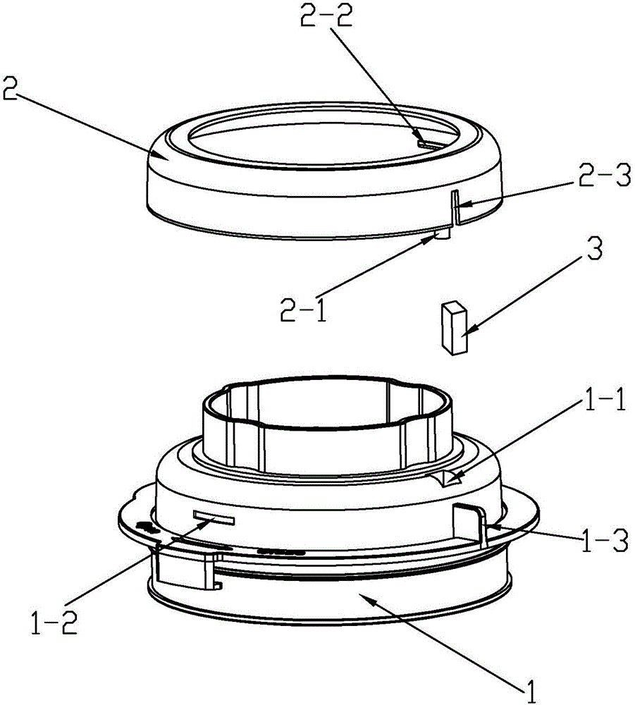 带通电保险装置的容器盖的制作方法