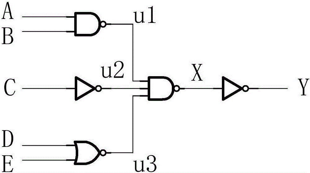 五輸入端組合邏輯電路的晶體管級實現(xiàn)方案的電路的制作方法與工藝