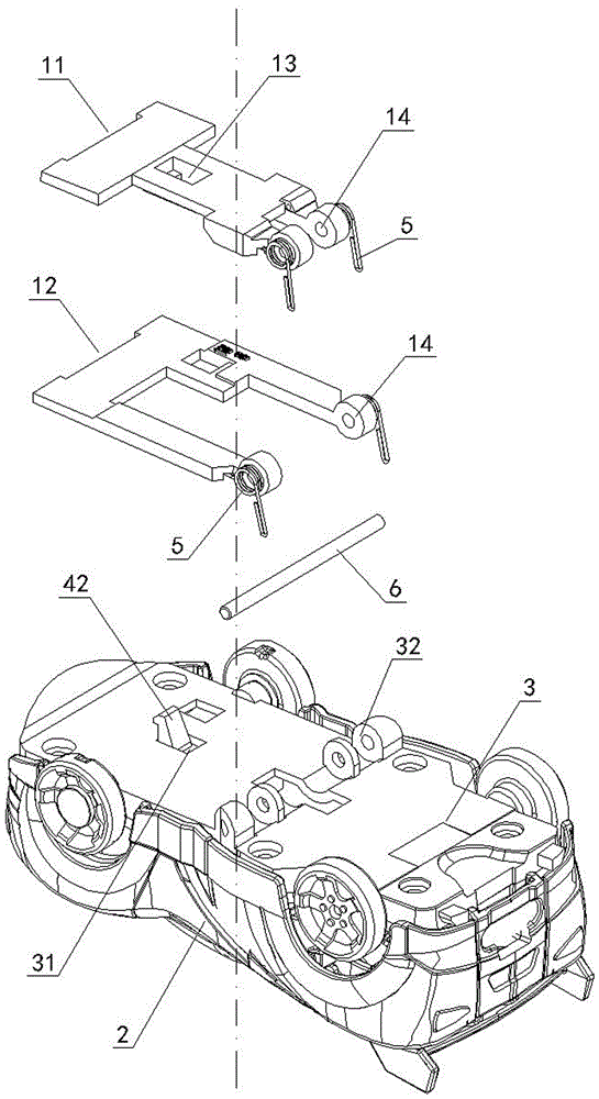 一種可連續(xù)翻轉(zhuǎn)的變形玩具車的制作方法與工藝