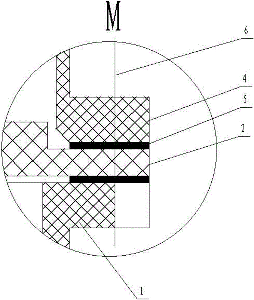 翻盤(pán)真空過(guò)濾機(jī)的非金屬濾盤(pán)裝置的制作方法