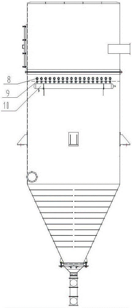 汽粉后圆形袋滤器的制作方法与工艺