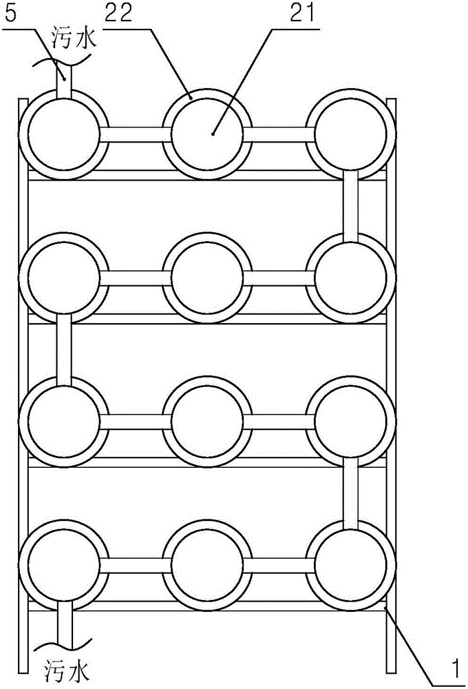 一種染色廢水的余熱回收裝置的制作方法