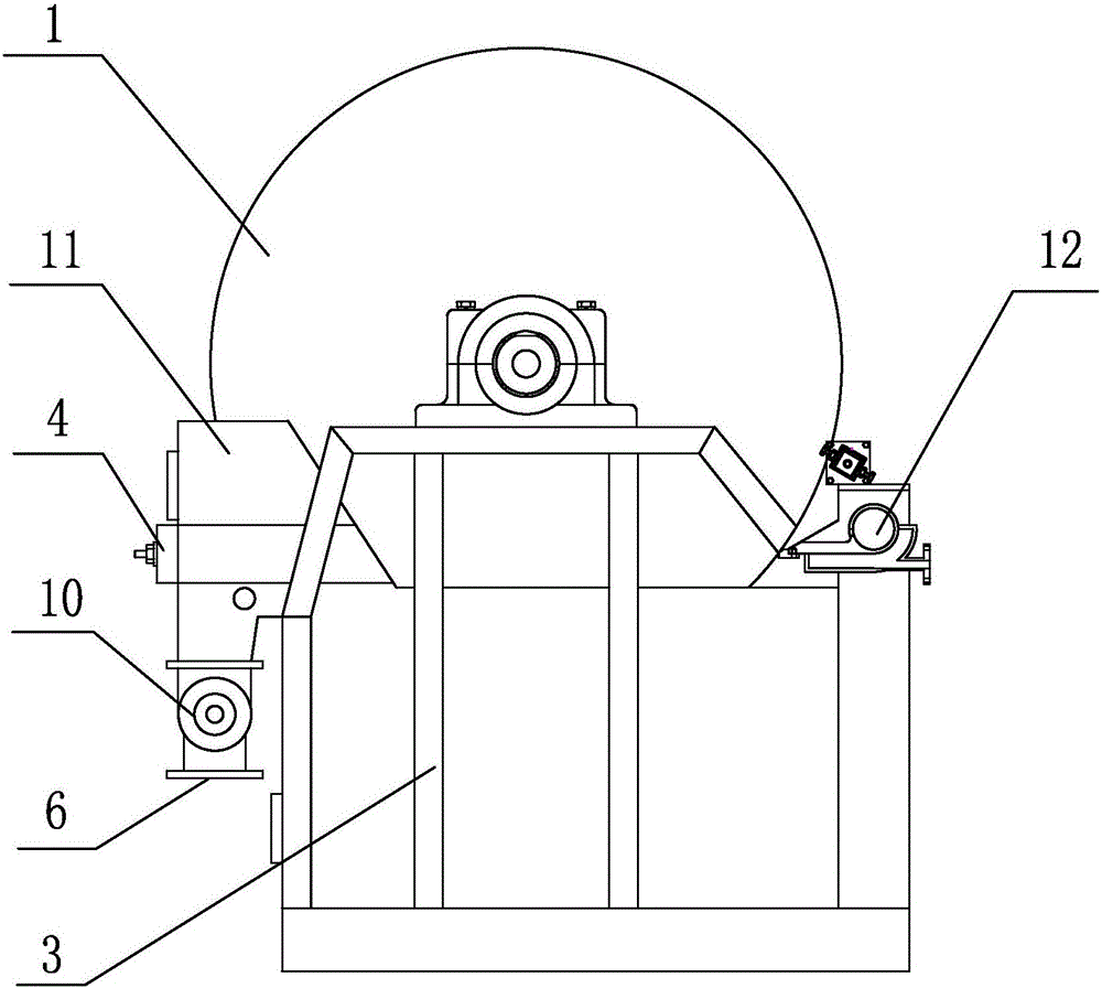 一种全敞开转鼓喷淋式冷凝结晶制片机的制作方法与工艺