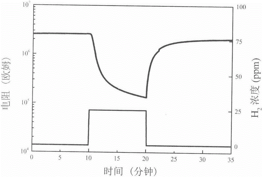 一种室温氢气传感器的制备方法与流程