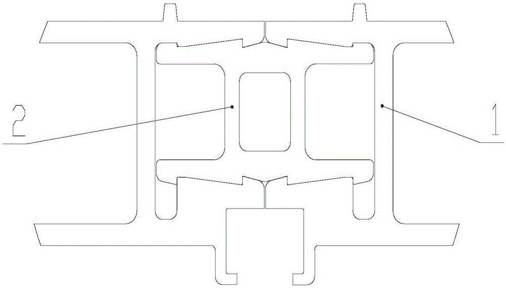 快速插接式铝型材悬浮门底梁的制作方法与工艺