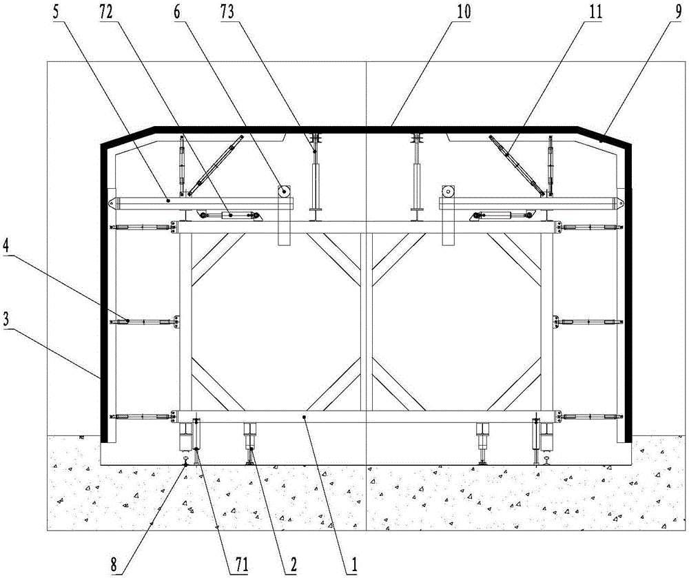 一种矩形箱涵及隧道施工用台车的制作方法与工艺