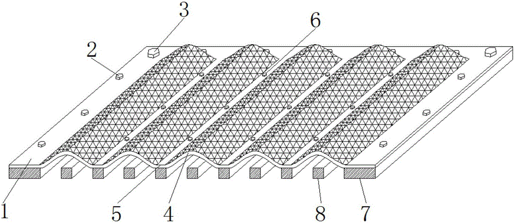 一种三轴椭圆振动筛的抗冲击筛网的制作方法与工艺