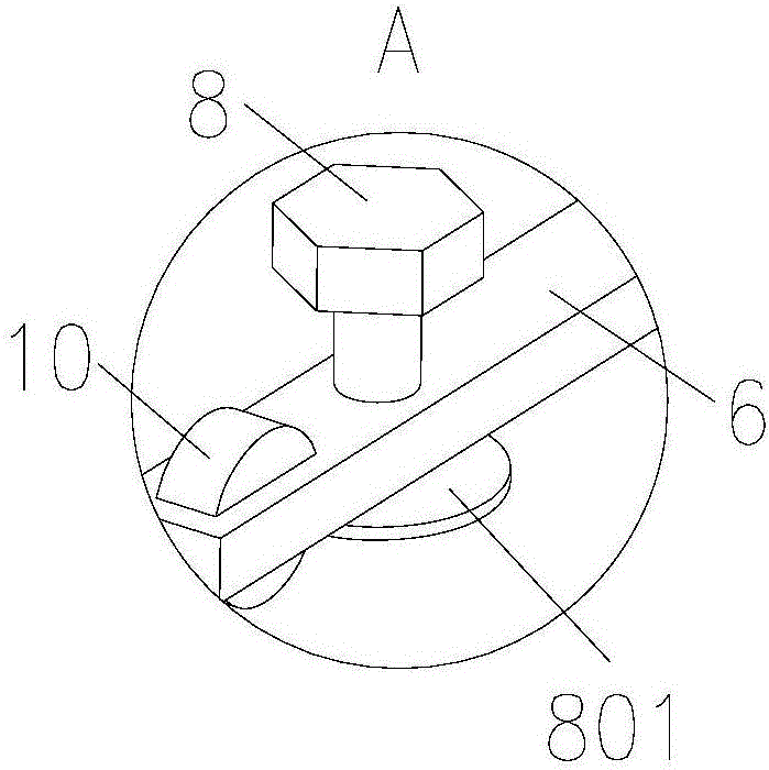 鋼筋調(diào)直機(jī)的安全支架裝置的制作方法