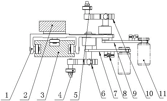 一種高效盤(pán)式洗瓶機(jī)用雙層夾瓶機(jī)構(gòu)的制作方法與工藝