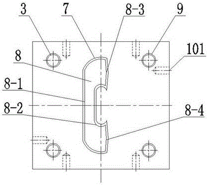 一种高强度便捷式系泊链接链环成型模具的制作方法与工艺