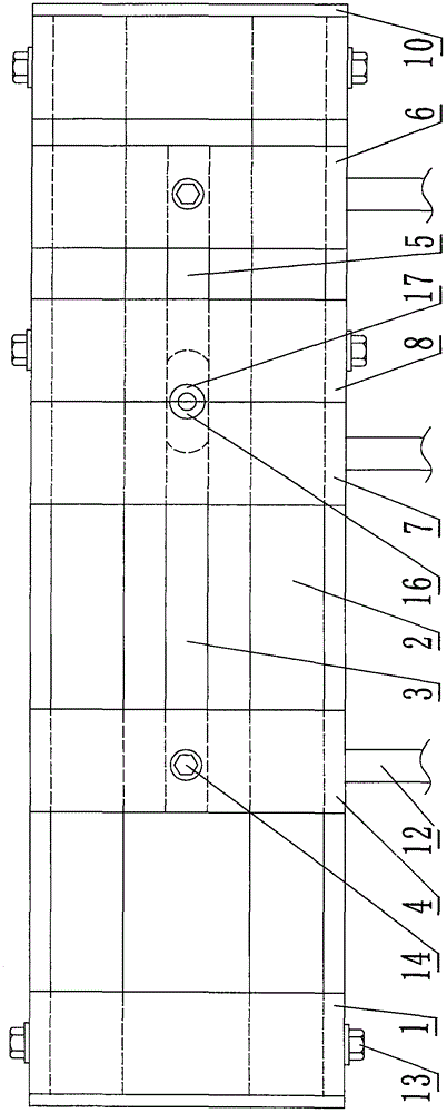 一種自動鉛墜機用模具裝置的制作方法