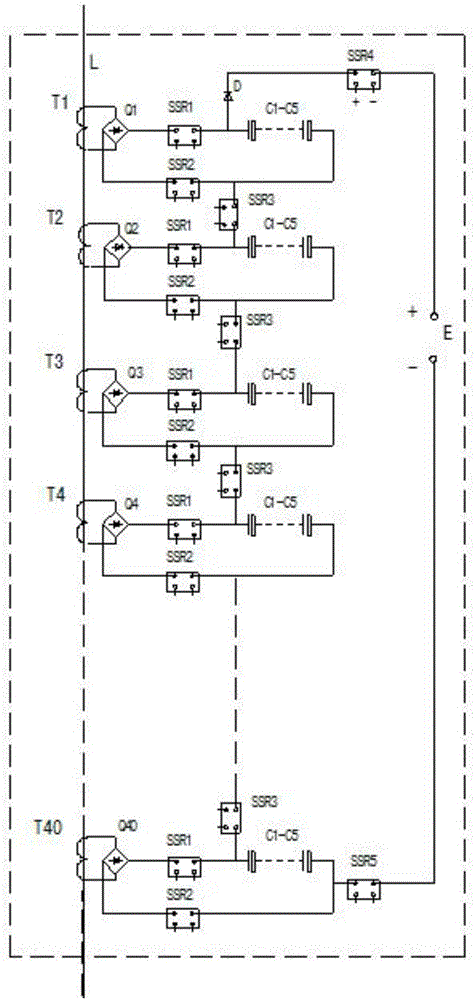 感應(yīng)式電動汽車快速循環(huán)充電裝置的制作方法