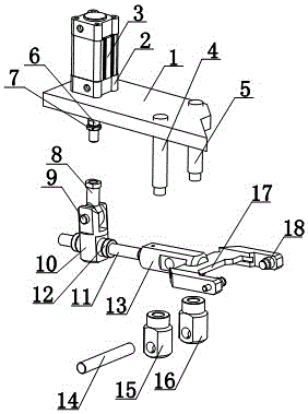 一种气缸驱动调节式珩磨轮调节装置的制作方法