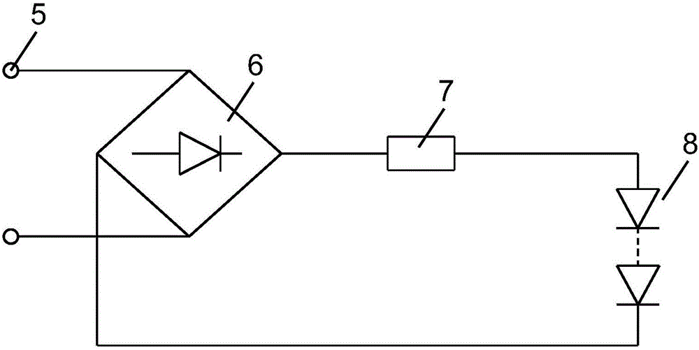 一種三相光源補償消除頻閃的ACLED燈具的制作方法與工藝