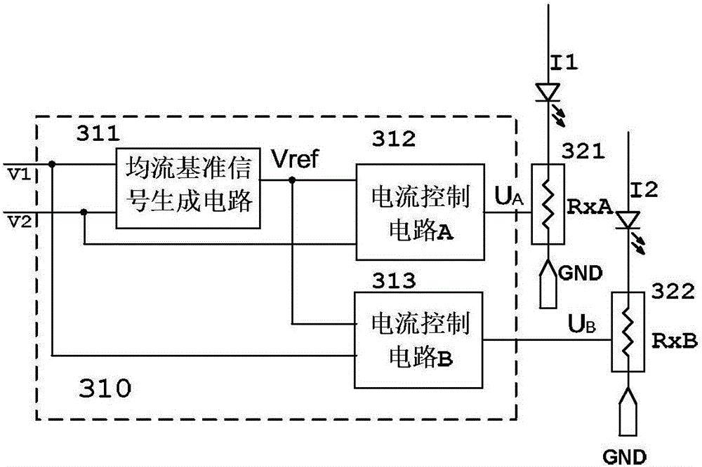 一种基于LED升压恒流驱动的电流均分电路的制作方法与工艺