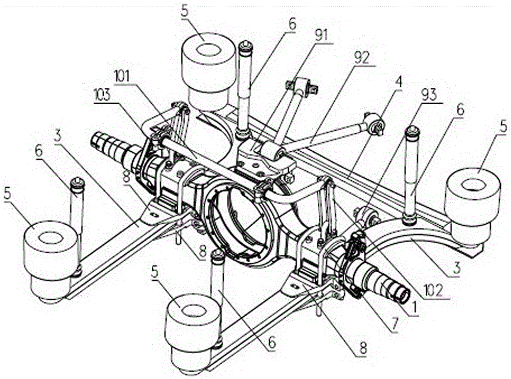 托臂总成、车辆悬架系统及使用该悬架系统的车辆的制作方法与工艺