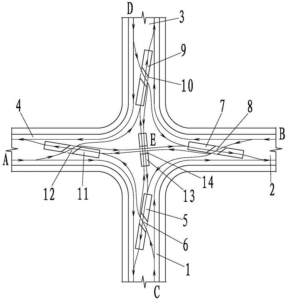 道路导引结构及交叉路口结构的制作方法与工艺