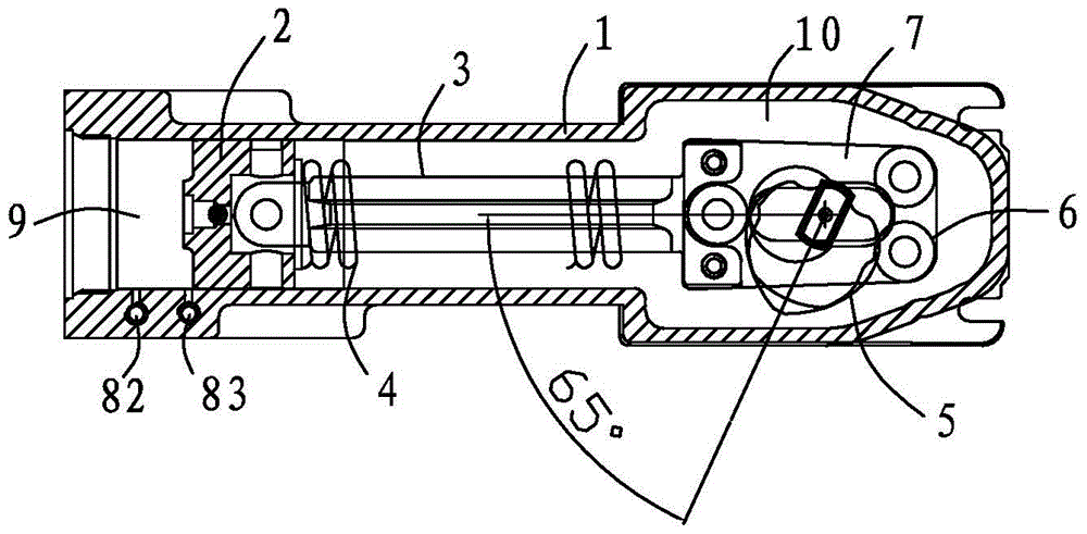 地弹簧液压原理结构图图片